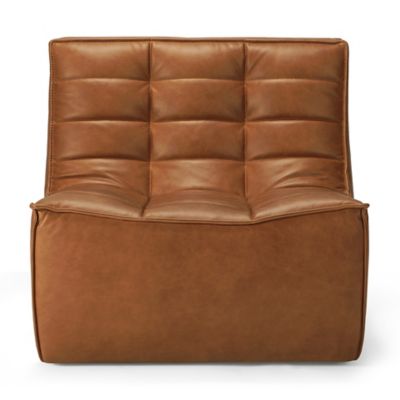 ETH2111182 Ethnicraft N701 1 Seater Sofa - Color: Brown - 200 sku ETH2111182