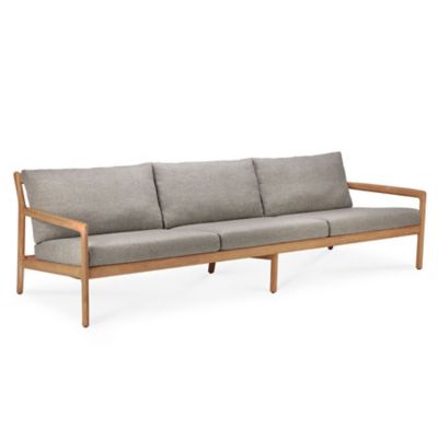 Ethnicraft Teak Jack Outdoor Sofa - Color: Beige - Size: 104 In - 10255