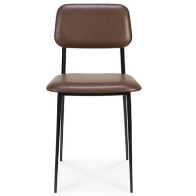 ETH2110679 Ethnicraft DC Leather Dining Chair - Color: Brown  sku ETH2110679