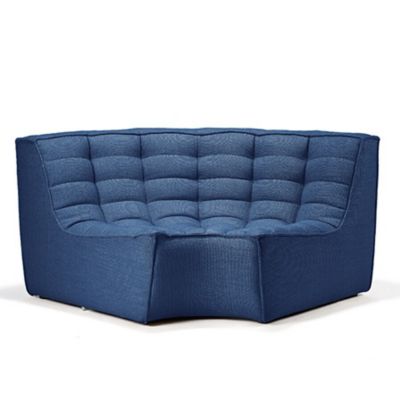 ETH2111289 Ethnicraft N701 Round Corner Sofa - Color: Blue -  sku ETH2111289