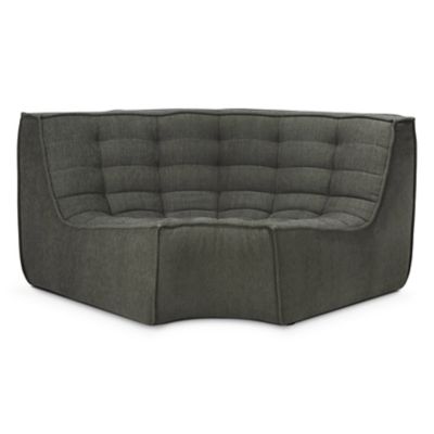 Ethnicraft N701 Round Corner Sofa - Color: Green - 20258