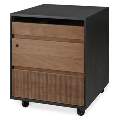 Ethnicraft Teak Oscar Drawer Unit - 3 Drawers - Color: Black - 10127