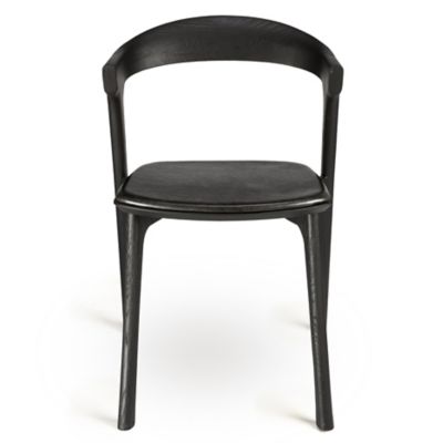 Ethnicraft Oak Bok Cushion Dining Chair - Color: Black - 51492