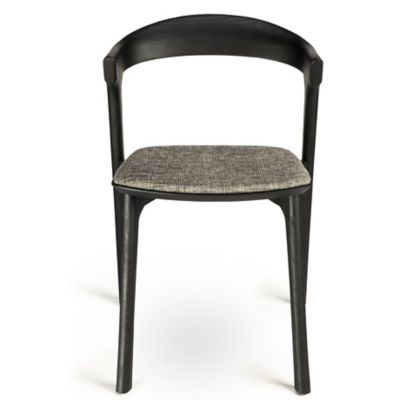 Ethnicraft Oak Bok Cushion Dining Chair - Color: Grey - 51493