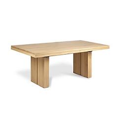 Oak Double Extendable Dining Table