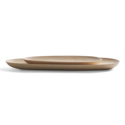 ETH2468086 Ethnicraft Thin Oval Mahogany Boards, Set of 2 - C sku ETH2468086