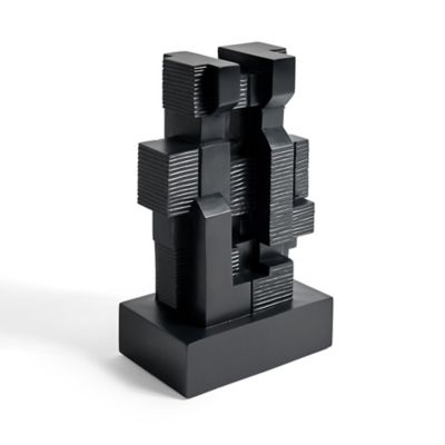 Ethnicraft Block Mahogany Sculpture - Color: Black - 29701