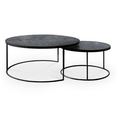 ETH2419566 Ethnicraft Nesting Coffee Table Set 2 - Color: Bla sku ETH2419566