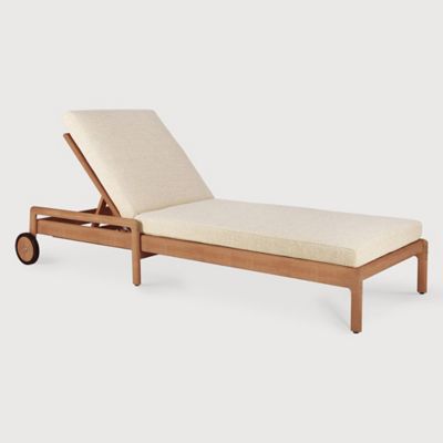 ETH2419616 Ethnicraft Jack Outdoor Adjustable Lounger with Cu sku ETH2419616