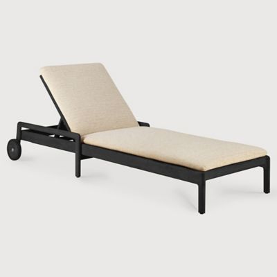 ETH2419628 Ethnicraft Jack Outdoor Adjustable Lounger with Th sku ETH2419628