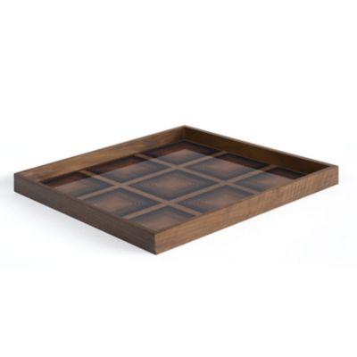 ETH2468046 Ethnicraft Squares Glass Tray - Color: Blue - Size sku ETH2468046