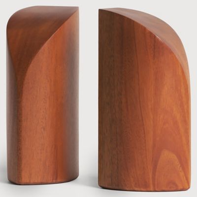 ETH2468049 Ethnicraft PI Bookends - Color: Brown - 29770 sku ETH2468049