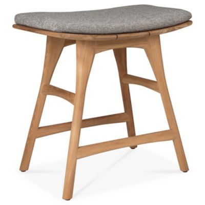 Ethnicraft Osso Outdoor Stool - Color: Brown - 10357