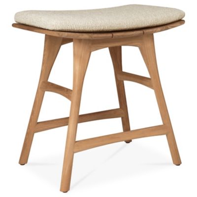 Ethnicraft Osso Outdoor Stool - Color: Brown - 10358