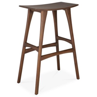 Ethnicraft Osso Bar Stool - Color: Brown - 10179