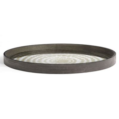 Ethnicraft Beads Mirror Tray - Color: Beige - 20373