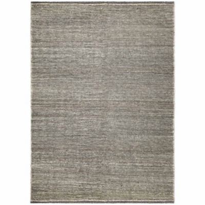 Ethnicraft Checked Kilim Rug - Color: Grey - Size: 5 Ft. 6 In. x 7 Ft. 9 In