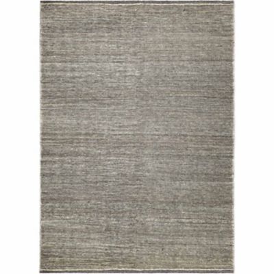 Ethnicraft Checked Kilim Rug - Color: Grey - Size: 6 Ft. 5 In. x 9 Ft. 9 In