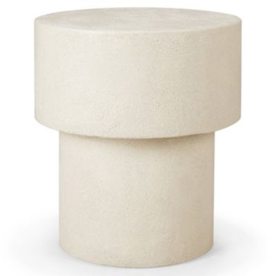 ETH2471538 Ethnicraft Elements Side Table - Color: White - 26 sku ETH2471538