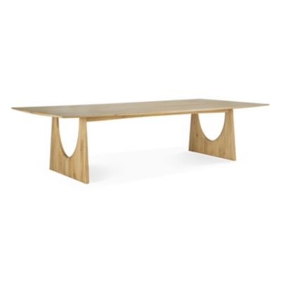 ETH2558108 Ethnicraft Geometric Meeting Table - Color: Brown  sku ETH2558108