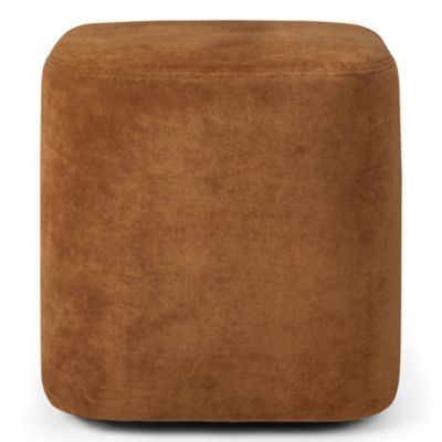 Ethnicraft Cube Pouf - Color: Brown - 20086