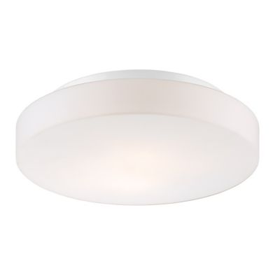 EUM1968355 Huxe Genoa Flush Mount Ceiling Light in White, Siz sku EUM1968355