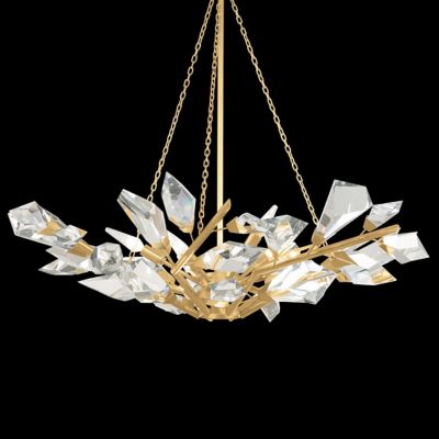 Fine Art Handcrafted Lighting Foret Chandelier - Color: Gold - Size: Medium