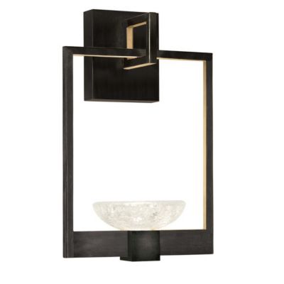 Fine Art Handcrafted Lighting Delphi 893550 LED Wall Sconce - Color: Black 