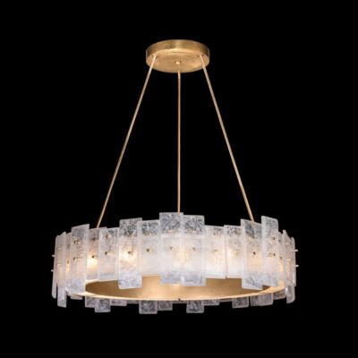 Fine Art Handcrafted Lighting Lunea Chandelier - Color: Gold - Size: 15 lig