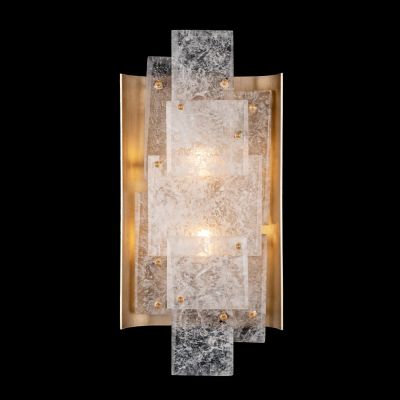 Fine Art Handcrafted Lighting Lunea 910850 Wall Sconce - Color: Gold - Size