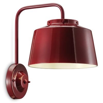 Ferroluce 50s Wall Sconce - Color: Red - Size: 1 light - C2002-BOR