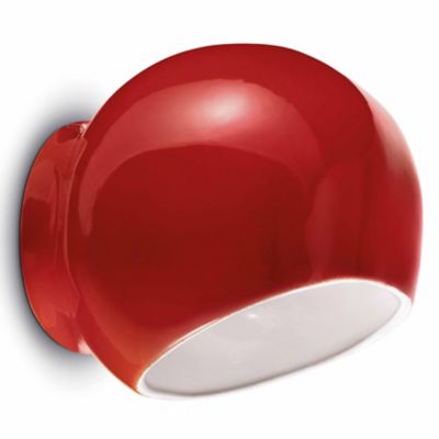 Ferroluce Ayrton Wall Sconce - Color: Red - Size: 1 light - C2553-ROS