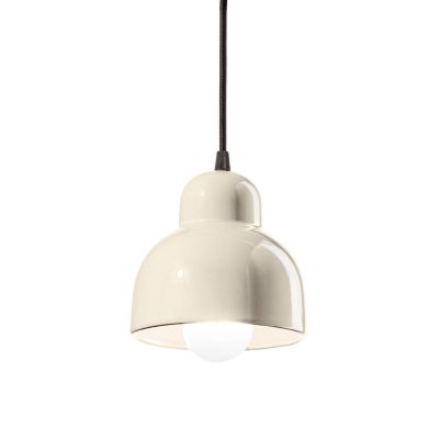 Ferroluce Berimbau Mini Pendant Light - Color: White - Size: 6.3  - C261