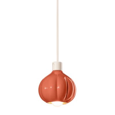 Ferroluce Afoxe Pendant Light - Color: Red - Size: 5.5  - C2640-APO