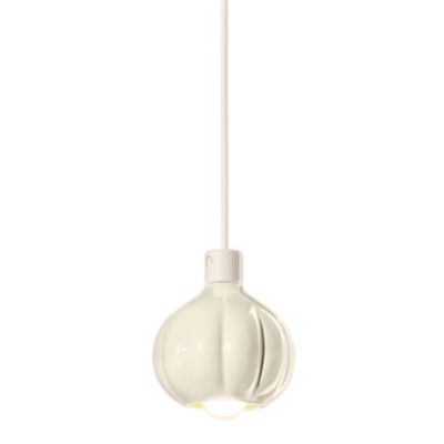 Ferroluce Afoxe Pendant Light - Color: White - Size: 5.5  - C2640-CRM