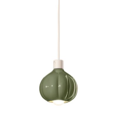 Ferroluce Afoxe Pendant Light - Color: Green - Size: 5.5  - C2640-VSA