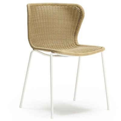 FeelGood Designs C603 Rattan Dining Chair - Color: Brown - 603C253