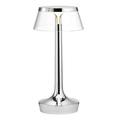 FLOS Lighting Bon Jour Unplugged LED Table Lamp - Color: Clear - F1037057TR