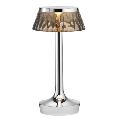 FLOS Lighting Bon Jour Unplugged LED Table Lamp - Color: Grey - F1037057FM