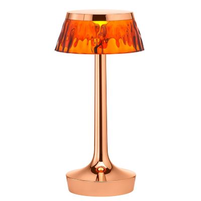 FLOS Lighting Bon Jour Unplugged LED Table Lamp - Color: Amber - F1037015AM