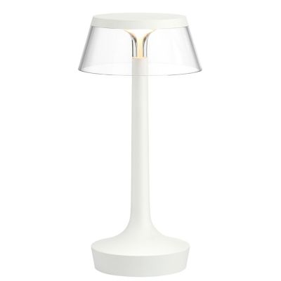 FLOS Lighting Bon Jour Unplugged LED Table Lamp - Color: Clear - F1037009TR