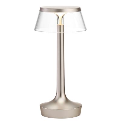 FLOS Lighting Bon Jour Unplugged LED Table Lamp - Color: Clear - F1037046TR