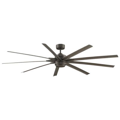 Fanimation Odyn Custom Ceiling Fan - Color: Grey - Blade Color: Weathered W