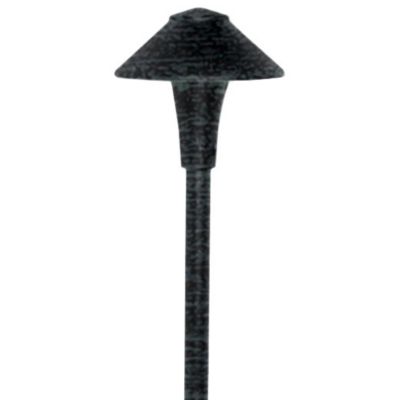 Focus Industries Aluminum China Hat Area Light in Green, Size: 3.5 ” Hat