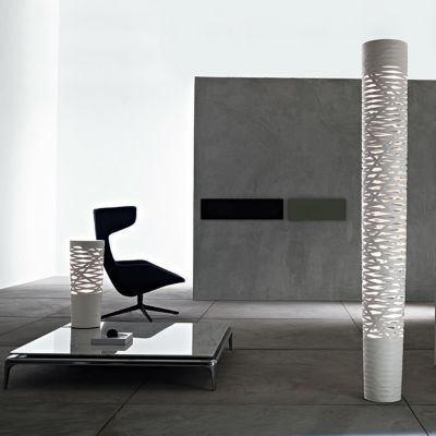 Foscarini Tress Grande LED Floor Lamp - Color: Grey - FN182003L_25_U