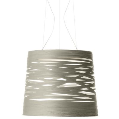 Foscarini Tress Grande LED Pendant Light - Color: Grey - Size: 138 - FN1