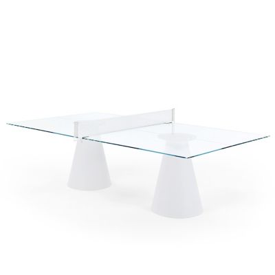 Fas Pendezza Dada Glass Ping Pong Table - Color: White - 6PIN0120