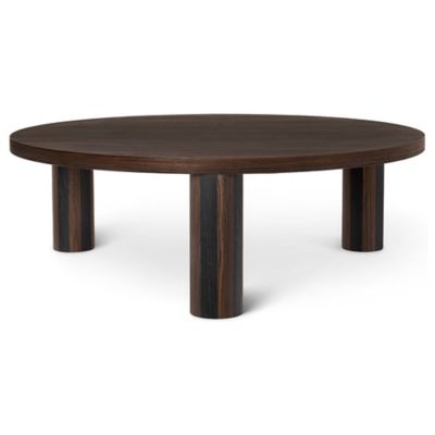 ferm LIVING Post Coffee Table - Color: Brown - Size: Large - 1104264477