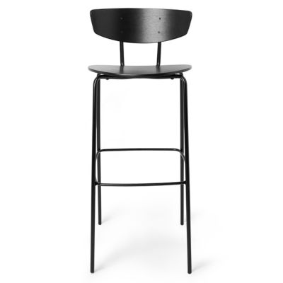 ferm LIVING Herman Bar/Counter Stool - Color: Black - 9421