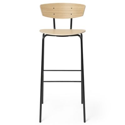 ferm LIVING Herman Bar/Counter Stool - Color: White - 1104265495